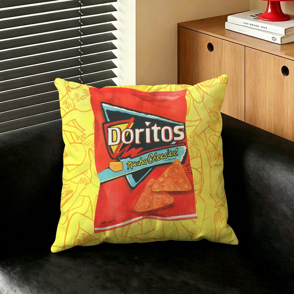 Food DDoritos Cushion Cover Creative  Pillowcases for Interior Decoration Office Living Room Home Car Hot