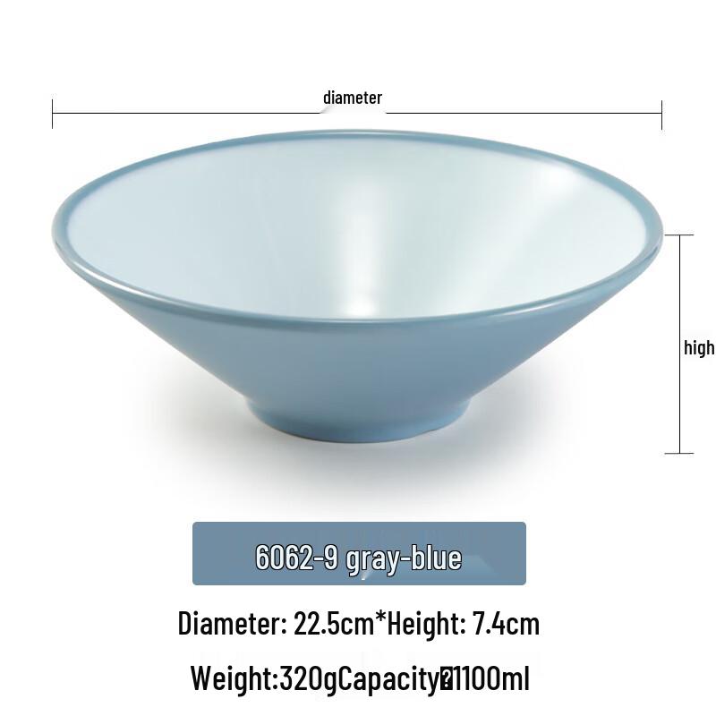 

A5 Melamine Conical Noodle Bowl