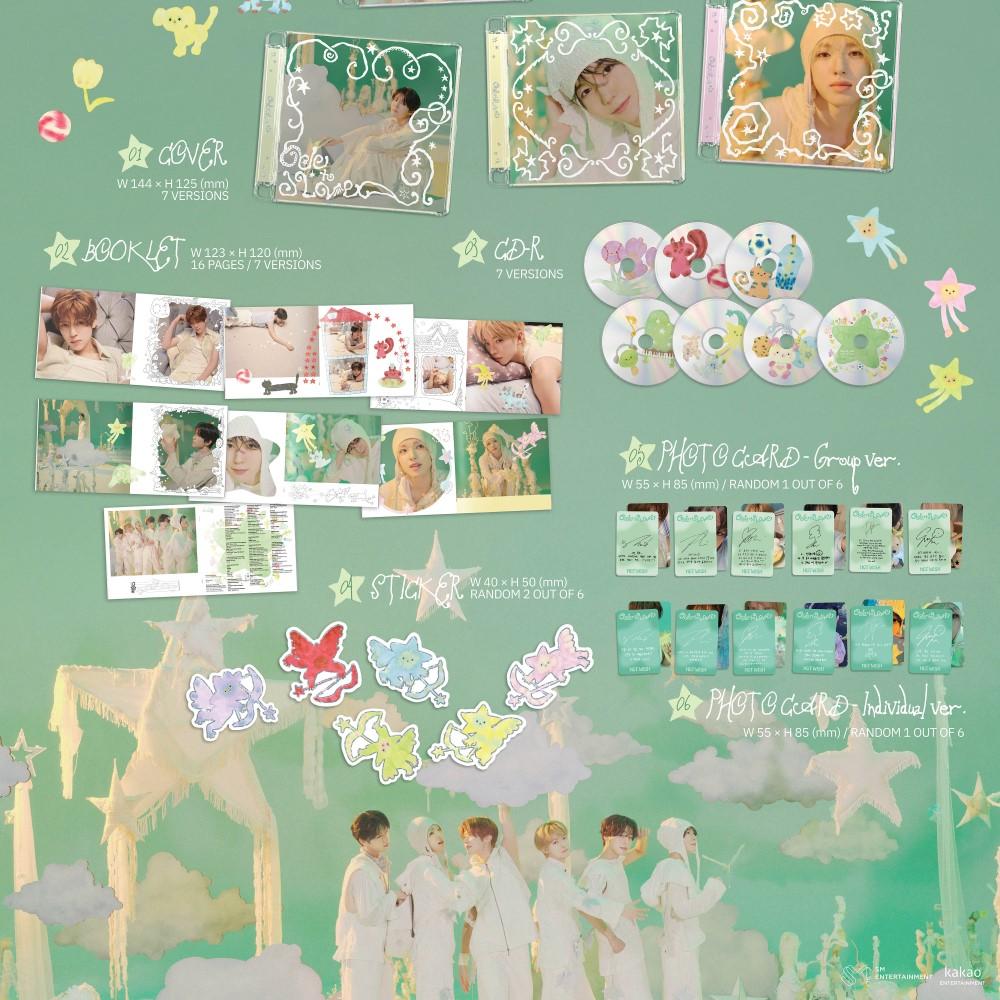 NCT WISH [ODE ALL'AMORE] 1° Album COFANETTO GIOIELLI