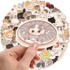 140 Pezzi Adesivi Carini Gatto Animale Domestico Decalcomanie Impermeabili Etichette Riutilizzabili Per Tazza D'acqua Decorazione Quotidiana Adesivo Negozio Story