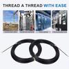 1Roll Durable 5/10/15/20/25/30M Cable Puller 3mm Nylon Guide Push Puller Electrician Spring Tape Wall Wire Lead Wiring Aid Tool