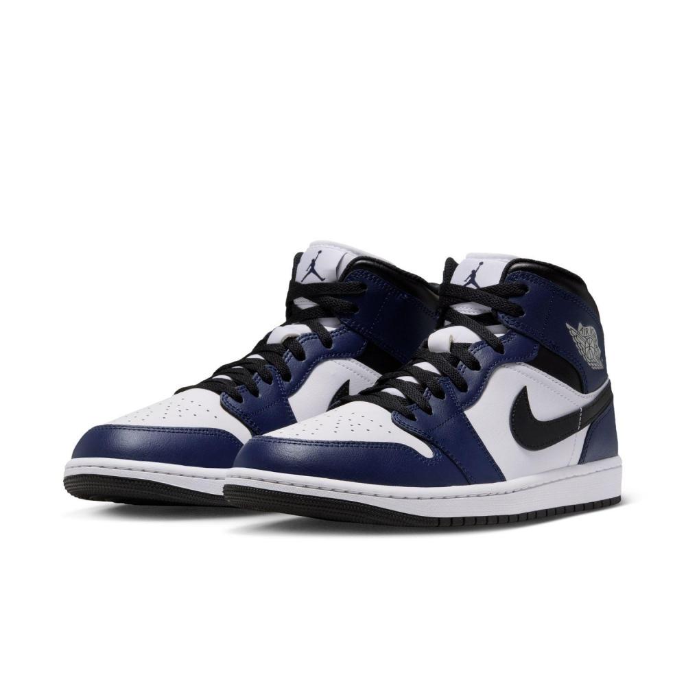 Nike Air Jordan 1 Mid Sneakers 108whiTe T Grey Mdq8426