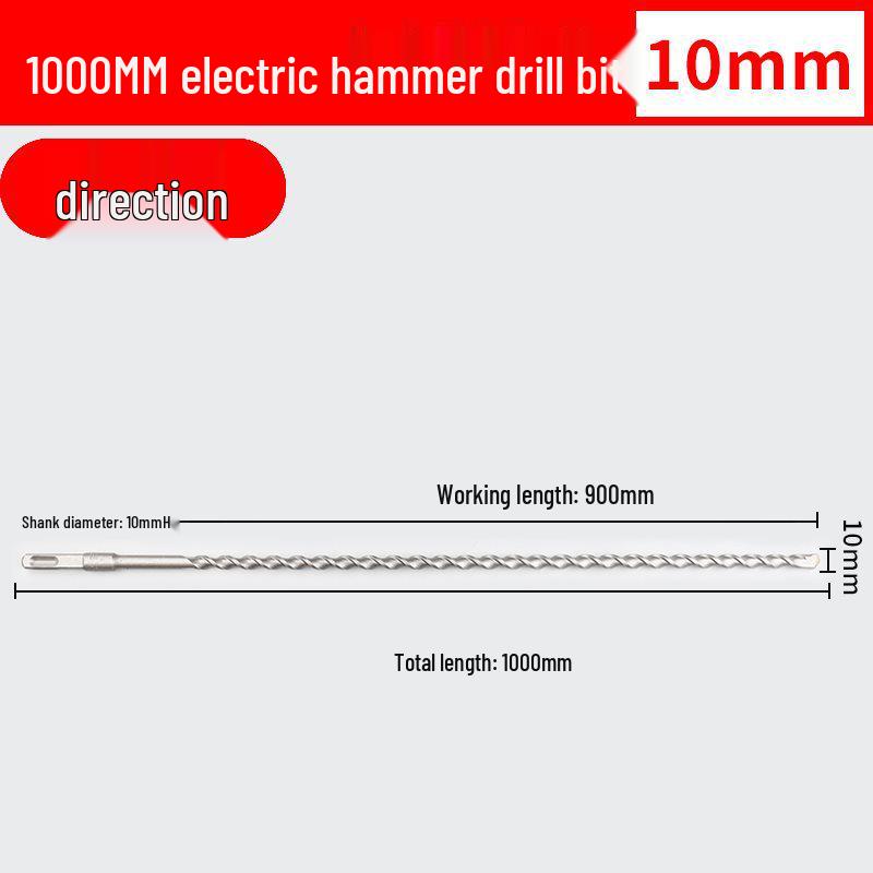 Two-Groove Round Handle & Four-Square Handle Concrete Hammer Drill Bit