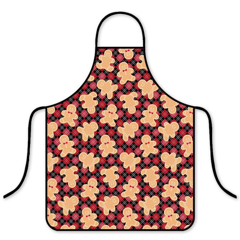 Christmas Holiday Waterproof Oilresistant Apron With Creative Fun Patterns For Adults And Kids