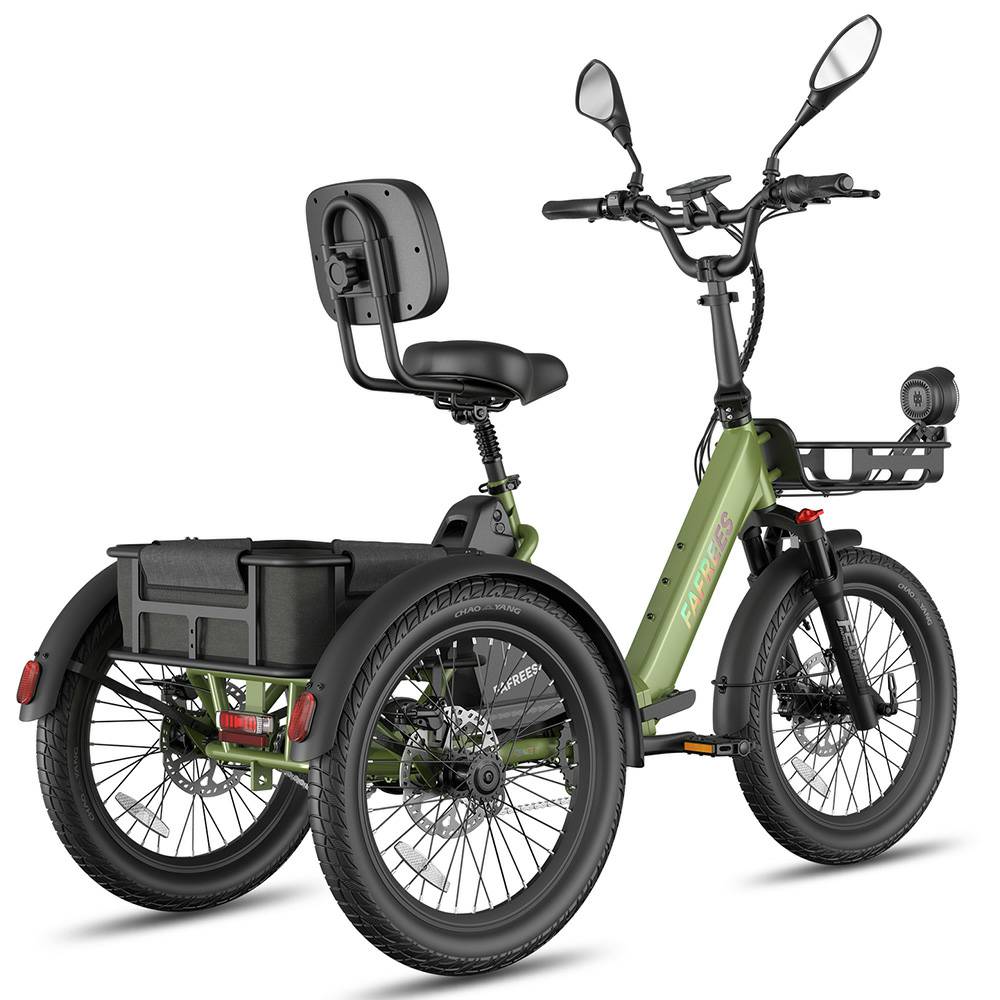 Bicicleta Eléctrica Fafrees F20 Mate Motor de 250W Frenos de Disco Doble Neumático de Aire 20"x2.5" Plegable E-Bike de Carga Pantalla LCD 48V 21Ah Carga Máxima 180Kg