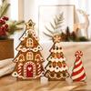 3 Pack Double-Sided Wooden Christmas Tabletop Decorations, Multi-Theme Holiday Ornaments