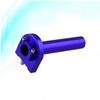 TINEASUR Motorrad Fix Schnellgasgriff Motorrad Handgriff Lenker Gasdrehgriff Motorrad Gasdrehgriff Blau