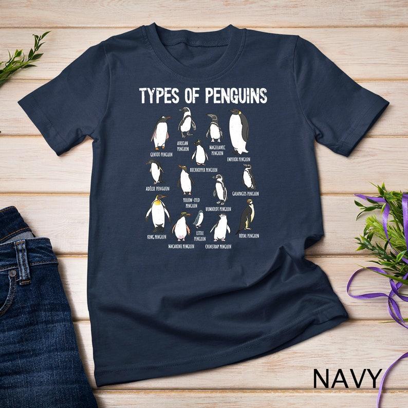 Penguin Lover Shirt Penguin Types Penguins Of The World T-Shirt 100