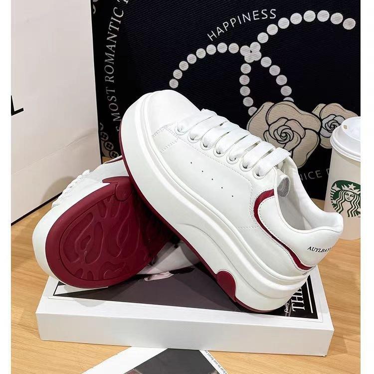 Plateau Damen Herbst neu vielseitige Mode atmungsaktive Muffinsohle lässige Sportschuhe Board Schuhe