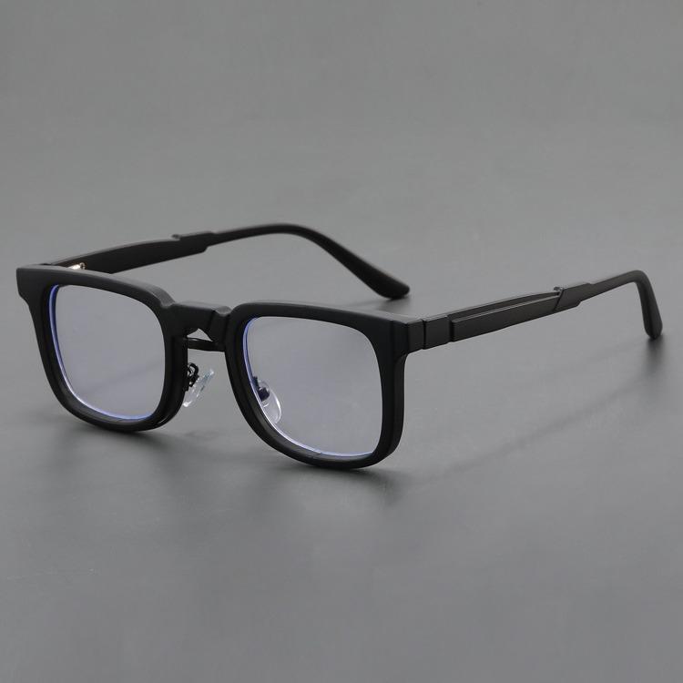 New German Niche Square Personality Anti Blue Light Glasses Women Men 2024 High Quality Trending Product Retro Computer Glasses