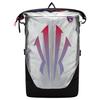Kyrie Series "Yao Yue" Basketball Fashion Trend Versatile PU Rainbow Backpack Unisex Backpack Black Silver 192531166D-2