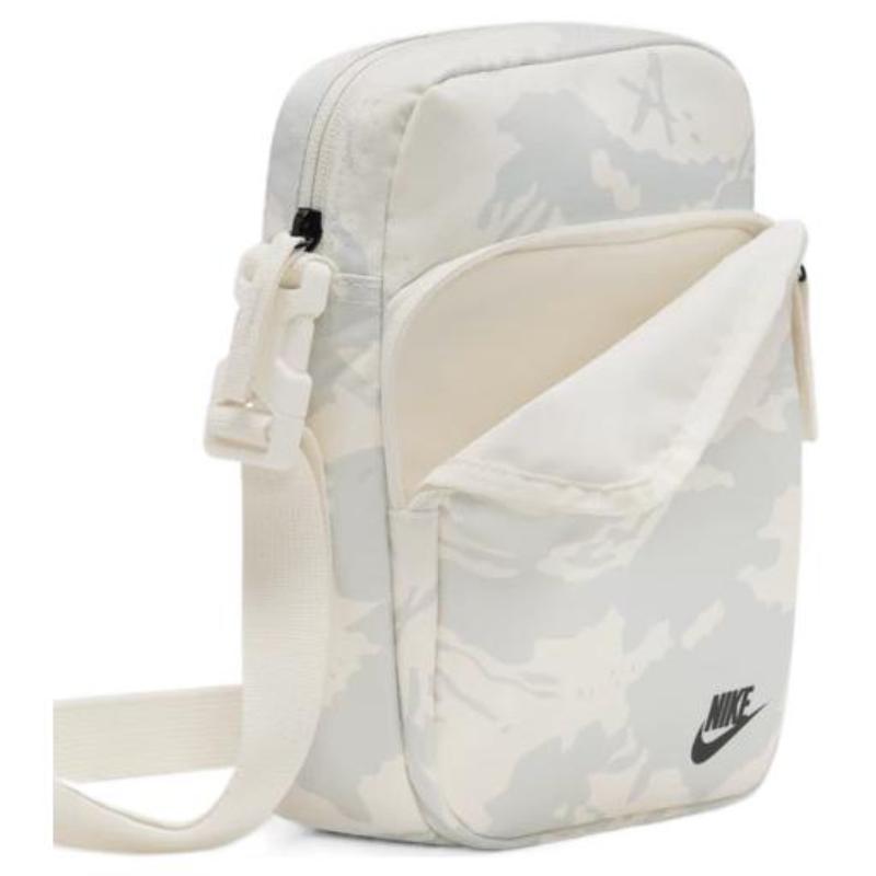 Nike Heritage Fabric Crossbody Bag, Shoulder Bag Unisex White Casual DQ5934-133