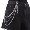 Punk Side Chain Trendsetting Metal Pants Jewelry Layered Body Chain Trousers Street Clothing Accessories