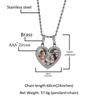 Hip-hop Ancient Cute Magnet Heart Photo Pendant Necklace Fashionable Copper Inlaid Zircon Personalized DIY Photo Pendant