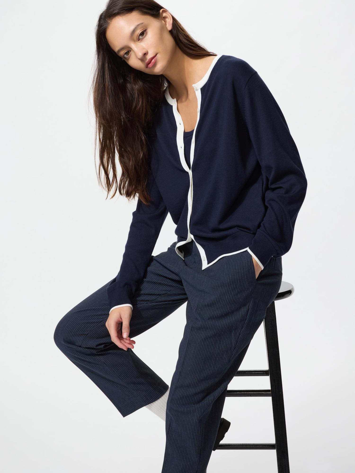 

Uniqlo Japan Smart Ankle Pants Stripe