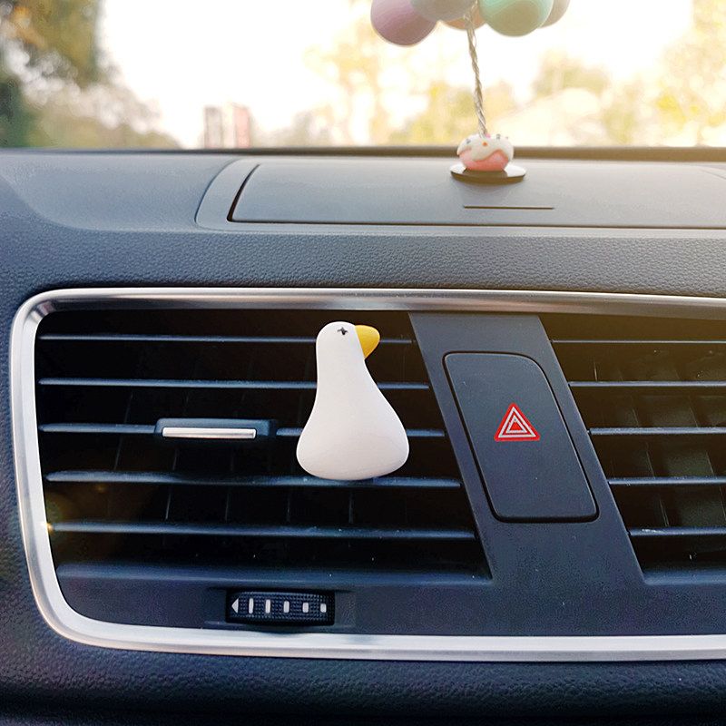 

Car Perfume Cute Big Goose Little Goose Hyuna Flower Air Vent Car Fragrance Air Vent Clip Decoration Diffuser Stone Little goose