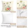1pcs/4pcs Fresh Flowers Cushions Pillowcase Polyester Cushion Cover Throw Pillow Pillowcover Home Car Sofa Decor