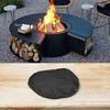 BBQ Fire Plate Protector Fire Plate Cover Barbecue Weather-resistant Windproof 420D Oxford Fabric Dustproof PU Layer