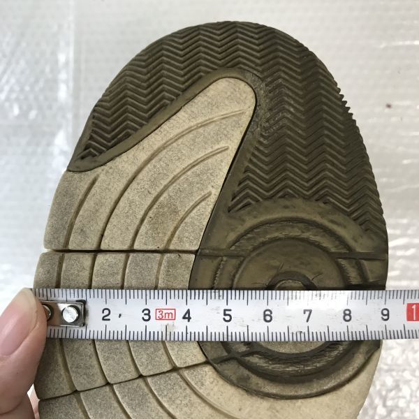 Nike Blazer MID High Cut Sneakers Silver Gold Size 23.5cm(USED)