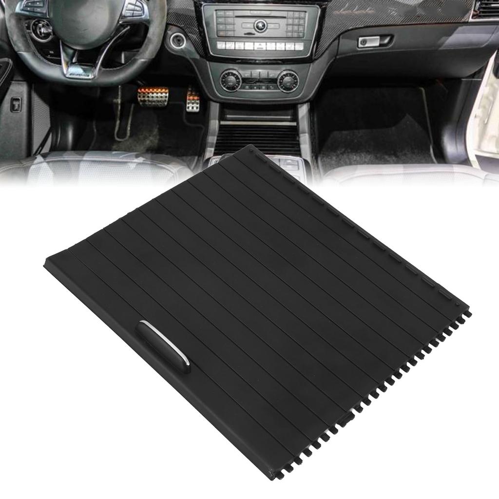Cup Holder Roller Blind Cover 1666803814 Center Console Slide Roller Blind Shutter Cover Replacement for GLE GLS GL Class M
