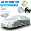 Volledige Autohoes Binnen Buiten Auto Beschermhoes Zonnescherm Stofdicht Anti UV Bescherming Cover Universeel voor Sedan SUV