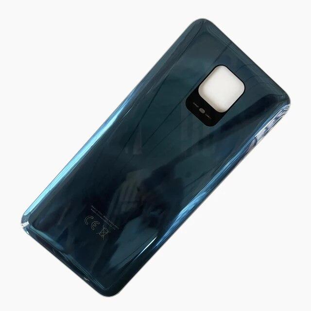 10 stücke Für Xiaomi Redmi Hinweis 9S Batterie Zurück Abdeckung Glas Panel Hinten Tür Hinweis 9 Pro Hinweis 10 Lite gehäuse Kamera Objektiv Ersetzen