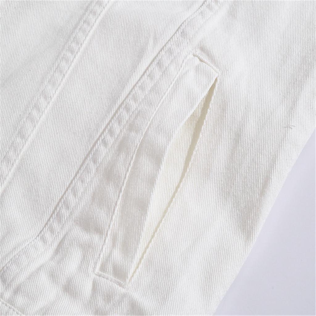 Pánská nová móda džínová vesta ležérní kovbojská bunda v halence přes rameno