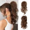Synthetic Claw Ponytail Long Curly Wavy Ponytail Clip In Hair Extensions Natural Wig For Women Daily Use