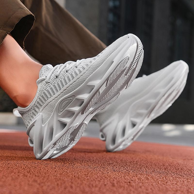 Sneakers Unisex Scarpe da Corsa Ultraleggere Scarpe Sportive Casual Squame di Pesce Taglia Grande Scarpe da Fitness Tennis