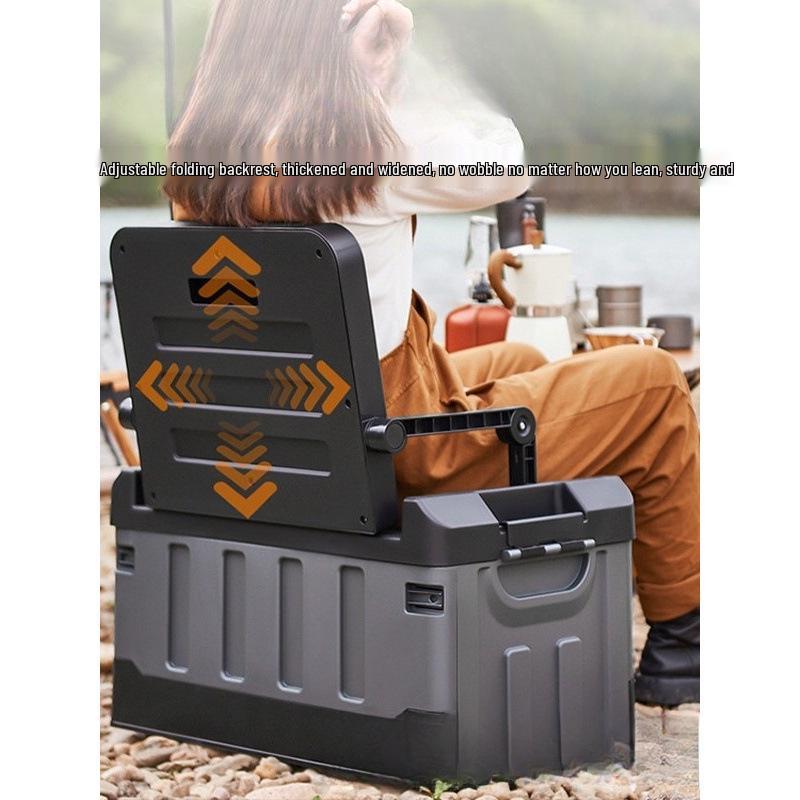 Folding Car Trunk Storage Box for Camping and Vehicle Interior Supplies