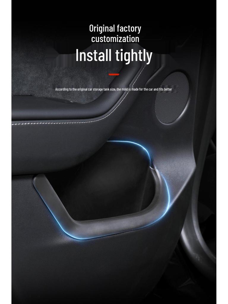 Tesla Model Y/3 Full Door Wrap TPE Storage Box - Car Interior Accessory