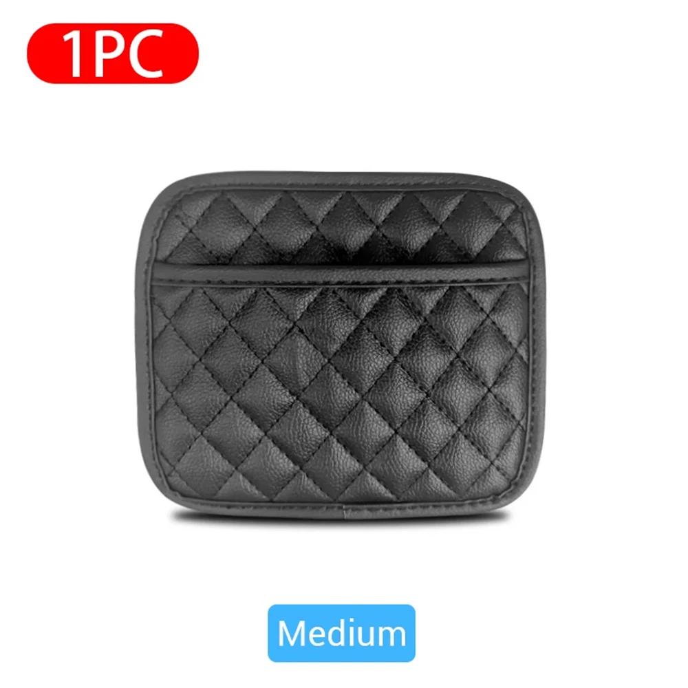 Auto-Klebstoff-Organizer, Taschen, Aufbewahrungsbox, Sammeltasche für Karten, Telefon, Schlüssel, klebrige Tasche, Auto-Innenraum, universell
