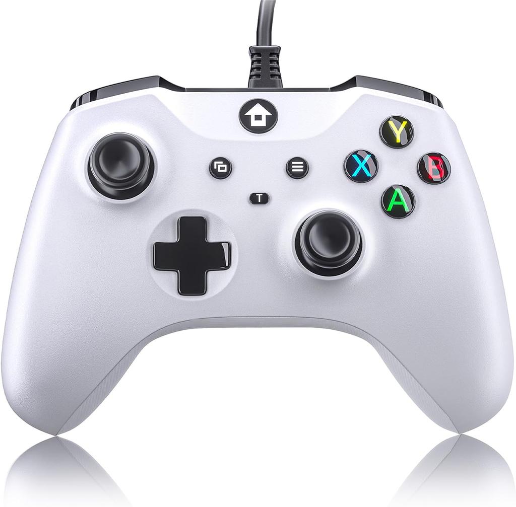 2M Wired Gaming Controller Joystick Gamepad with Dual-Vibration Compatible with PS3, Switch, Windows 11/10/8/7 PC, Laptop, TV Bo