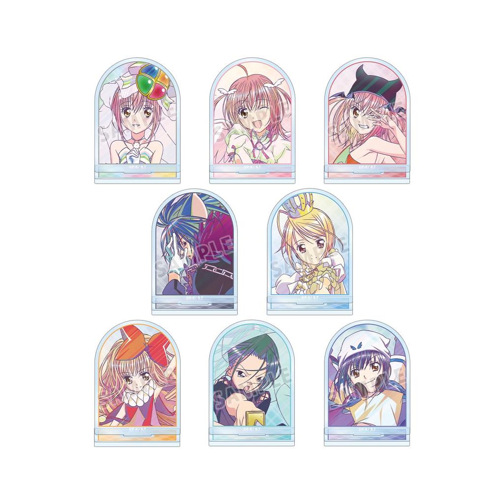 TV Anime Trading Ani Art Clear Label Acrylic Stand Box "Shugo Chara!" ver.B 8-Pack