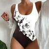 2026 Women's One-Piece Swimsuit Cover-Up: Slimming Plus Size, Stylish Hot Spring Swimwear