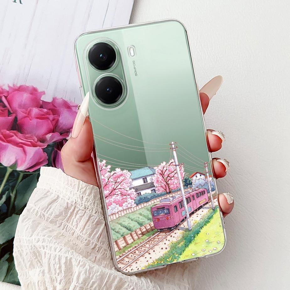 For Xiaomi Poco X7 Pro 5G Case Stylish Painted Cover Clear Silicone Phone Case For Xiaomi Poco X7 PocoX7 Pro X7Pro 5G Soft Shell