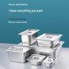 Homeglen 201 Stainless Steel Gastronorm Buffet Food Pan