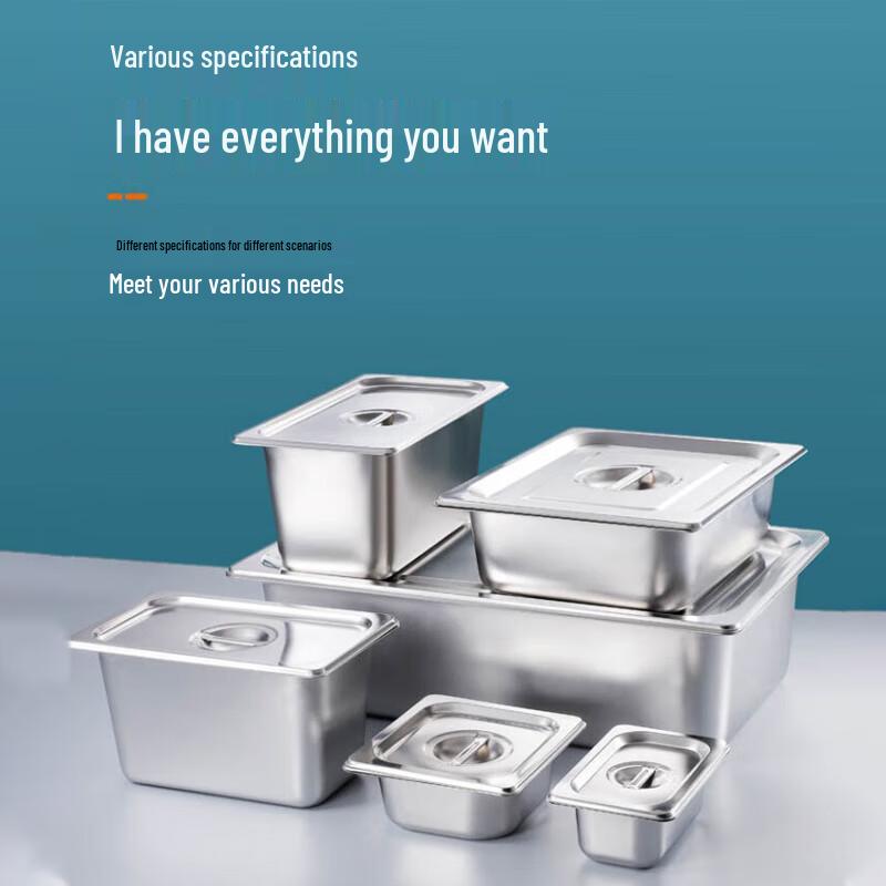 Homeglen 201 Stainless Steel Gastronorm Buffet Food Pan