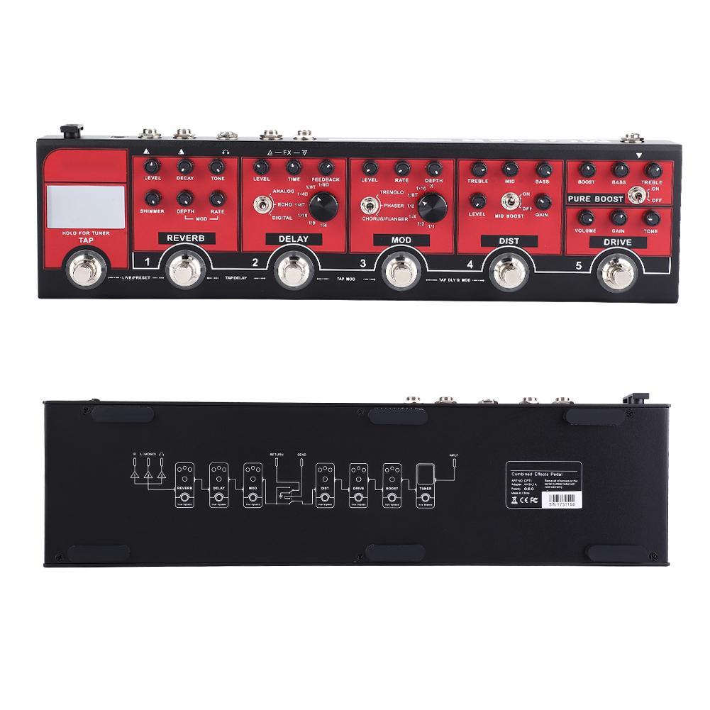 Mini Analog Compressor Electric Guitar Effect Pedal True Bypass Metal Shell