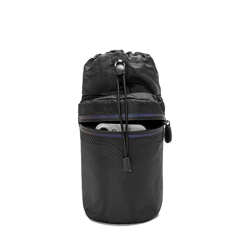 Multifunctional Cycling Water Bottle Bag Mountain Folding Bicycle Handlebar Insulation Water Bottle Bag Mobile Phone Bag Neutral