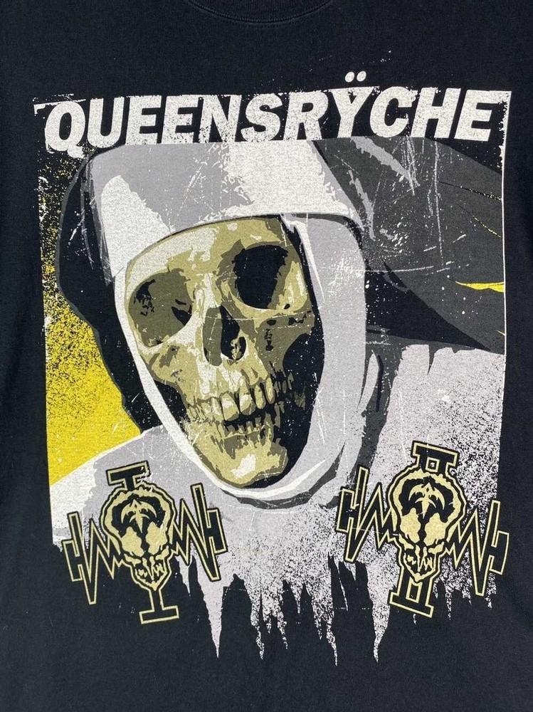 

2007 tour QUEENSRYCHE band skull nun Tshirt Cotton Unisex Tee S5XL MO477 Unisex T-Shirt XXXL