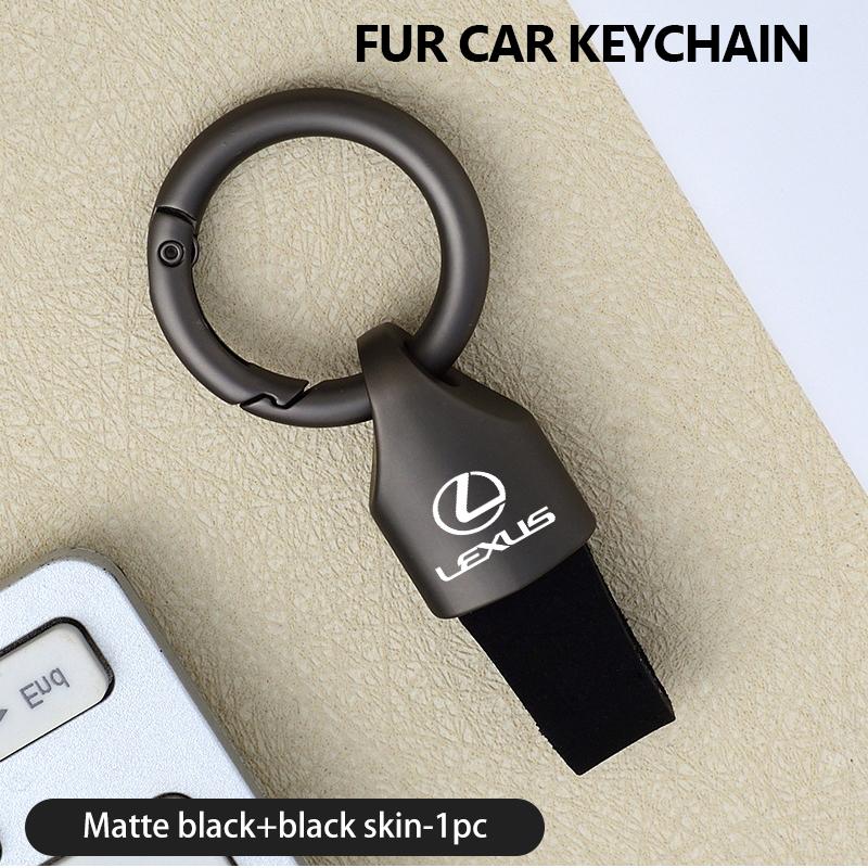 

For Lexus Luxury Men Women Suede/Metal Key Chain Fashion Keychain Key Ring Holder CT ES GS NX IS250 RX350 IS200 LX570 UX250h