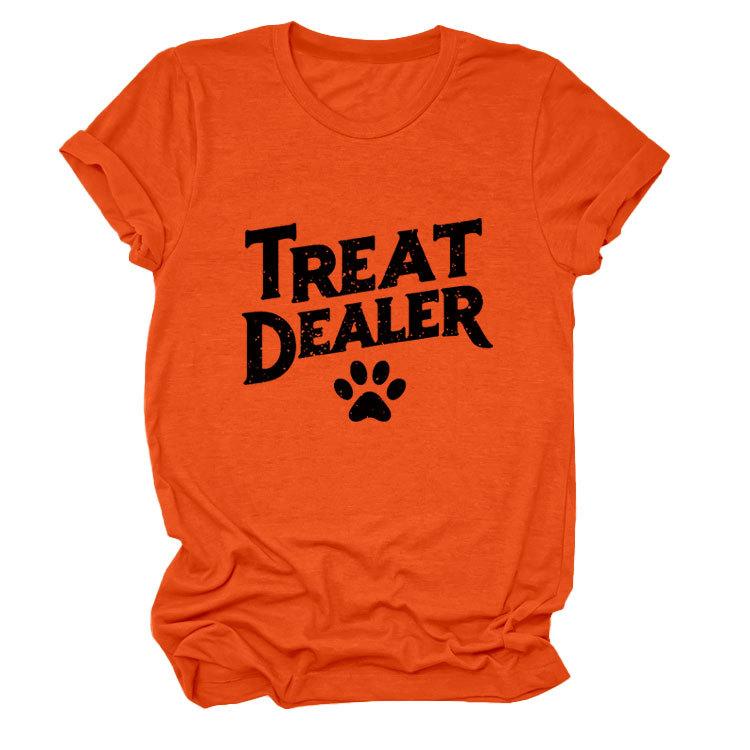 Temperament Casual Versatile Crew Neck Women's Short Sleeve T-Shirt