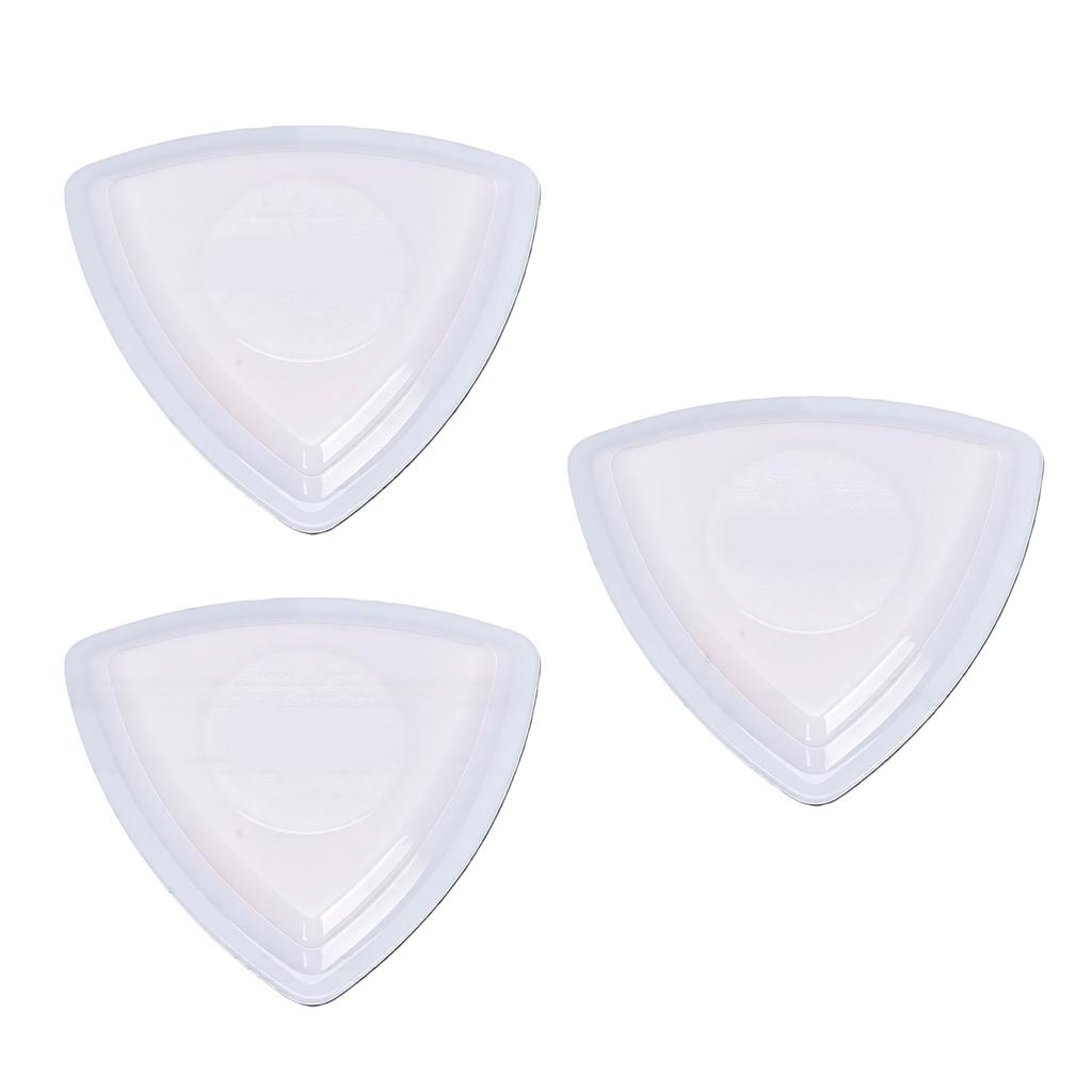 3 Pcs LED Guitar Picks ABS High Hardness Guitar Plectrum for Guitar Bass Players Gift Purple Light