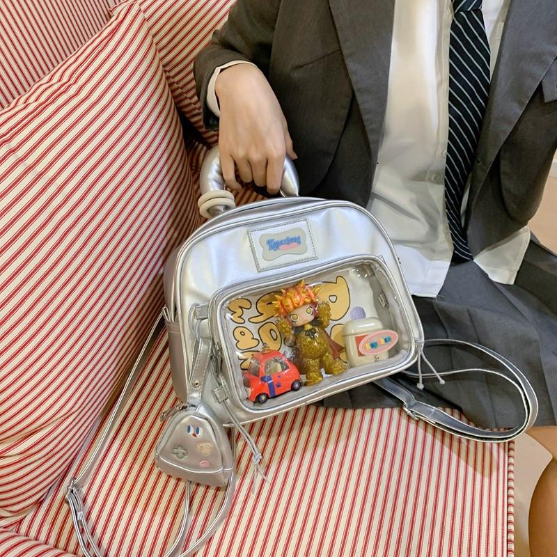 Transparent Backpack Itabag Single Shoulder Crossbody Bag Handbag Women Gift