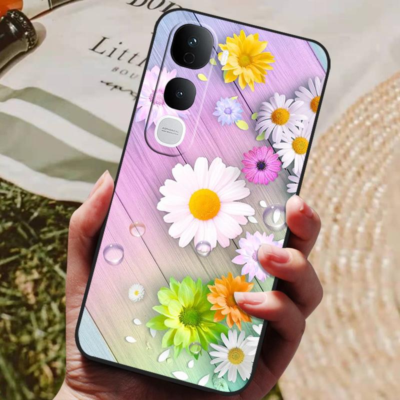 For Vivo Y400 Pro 5G Case Silicon Back Cover Phone Case for Vivo Y400 4G 5G Global Y 400 Pro Cases Soft bumper coque Shockproof