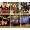 Halloween Decorations, Harry Floating Battery Operated Candles with Potter Magic Wand Remote, Flameless Hanging Flickering LED Candle Light,