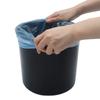 Round Plastic Step Trash Can 1.5 Gallon Indoor Wastebasket with Built-in Liner Soft Close Lid Kitchen Bathroom Office