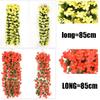 Violet Artificial Flowers Party Decor Valentine's Day Wedding Wall Hanging Flower Fake Plants Garden Decor Fake Flowers Outdoor