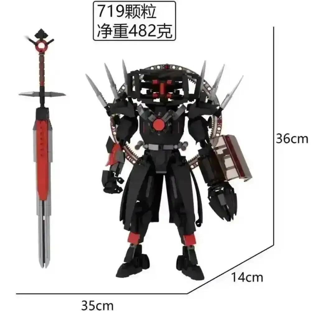 Skibidi Toilet Titans TV Mann Bausteine Spielzeug Skibidi Toilet Titans Sprecher Bausteine Spielzeug Skibidi Toilet G Mann Bausteine Geschenk